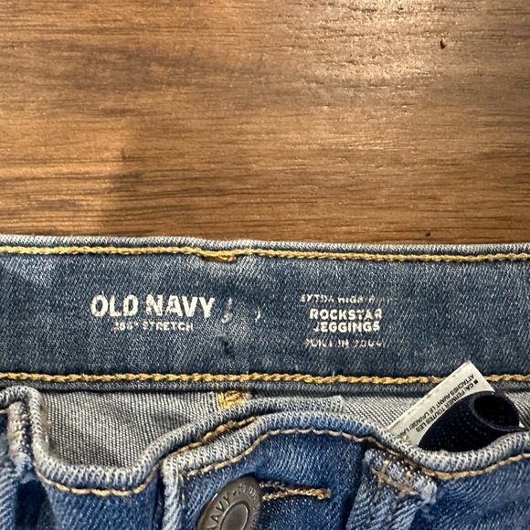 Old Navy Girls Blue Jeggings Size 7 - Picture 6 of 7